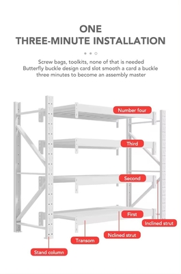 Adjustable Corrosion Protection Medium Duty Storage System Customized Colour Load Capacity