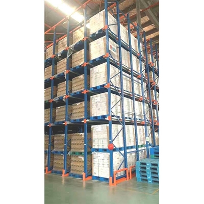Steel Q235 Drive In Pallet Rack With Forklift For High Density Loading