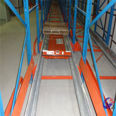 Cold Rolled Radio Shuttle Pallet Racking System With Remote Control Operation