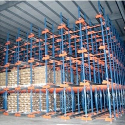 Remote Control Radio Shuttle Pallet Racking , Warehouse Storage Racking