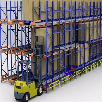 Remote Control Radio Shuttle Pallet Racking , Warehouse Storage Racking