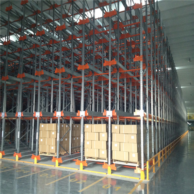 Remote Control Radio Shuttle Pallet Racking , Warehouse Storage Racking