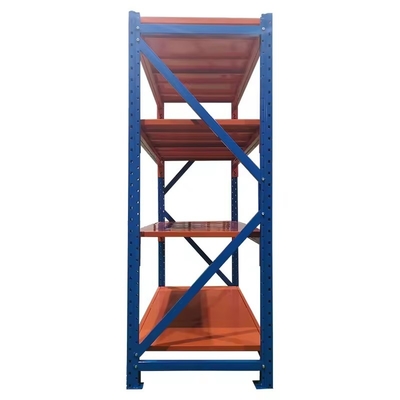 Warehouse Medium Duty Racking Galvanized Pallet Rack Customizable Color