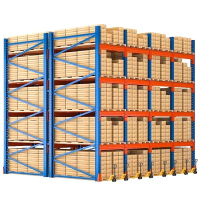 Warehouse Medium Duty Racking Galvanized Pallet Rack Customizable Color