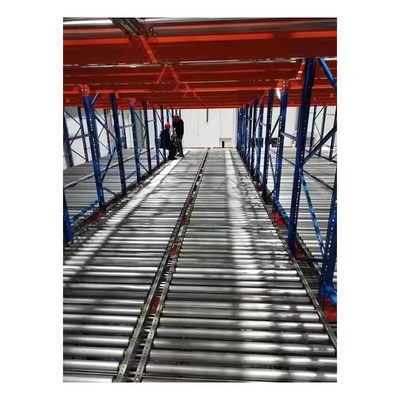 3000 Lbs Capacity Gravity Pallet Racking System Power Coated Finish 2-6 Levels