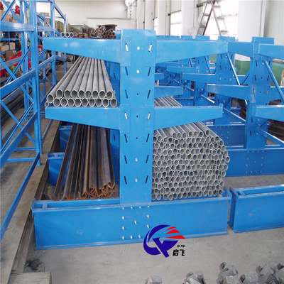 Galvanized Heavy Duty Cantilever Warehouse Racking System 3-6 Arms Custom Base Length