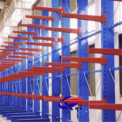 Antirust Cantilever Warehouse Racking With 24 Inches Arms Single / Double Sided