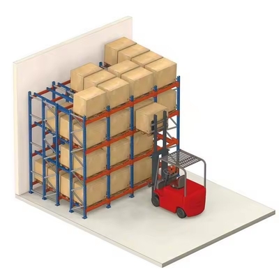Maximized Space Push Back Pallet Racking Rust Resistant Heavy Duty Storage System