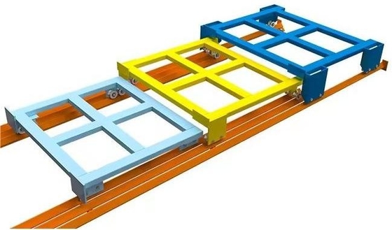 Customized Powder Coated Push Back Pallet Racking Heavy Duty With 2-6 Levels