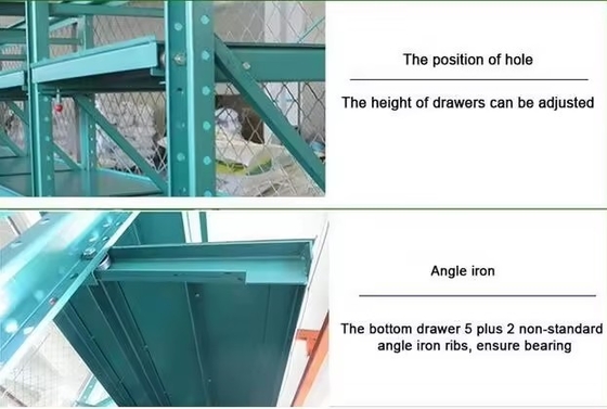 Steel Injection Mold Storage Racks , Adjustable 2-5 Layered Mold Racks