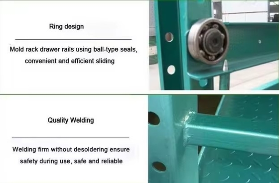 Steel Injection Mold Storage Racks , Adjustable 2-5 Layered Mold Racks