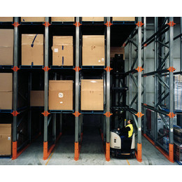 Steel Q235 Drive In Pallet Racking Drive Through Racking Compatible With Forklifts