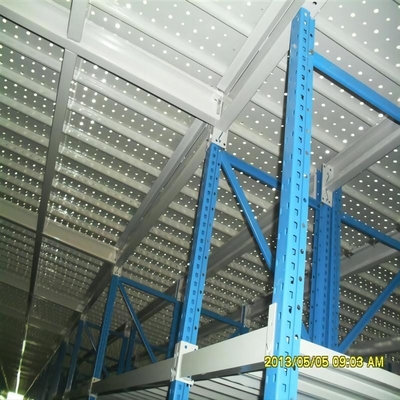Q235B Powder Coated Mezzanine Racking System With 300-1500 Kgs Capacity