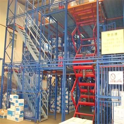 RAL System Color Mezzanine Storage System Capacity 300-1500 Kgs Per Sqm