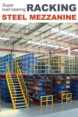 300kg/Sqm Floor Mezzanine Racking System OEM Capacity For Storage Solutions