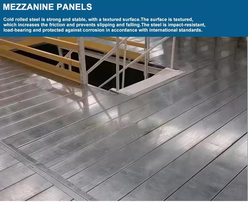 2-3 Levels Mezzanine Platform Racking Systems , Q235B Rack Supported Mezzanine