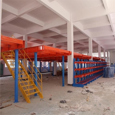 2-3 Levels Mezzanine Platform Racking Systems , Q235B Rack Supported Mezzanine