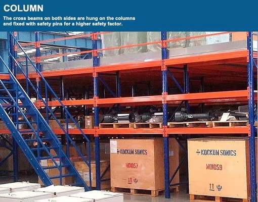 2-3 Levels Mezzanine Platform Racking Systems , Q235B Rack Supported Mezzanine