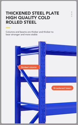Customizable 200KG Medium Duty Racking for Efficient Warehouse Organization