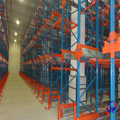 Remote Control Shuttle Pallet Racking System , Customized Shuttle Radio Racking