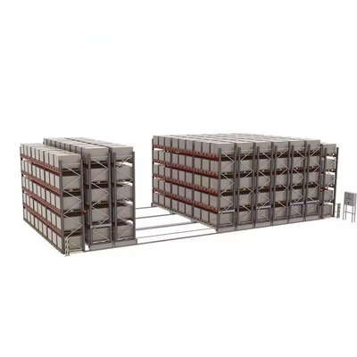 Customizable Steel Mobile Warehouse Racking Systems Multiple Layers