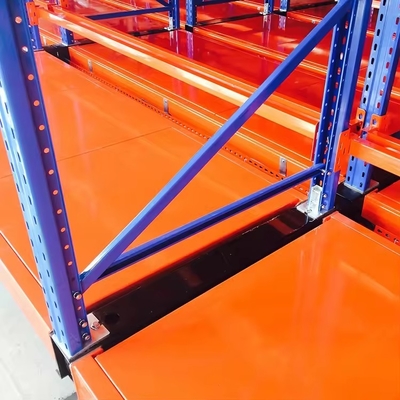 Customizable Steel Mobile Warehouse Racking Systems Multiple Layers