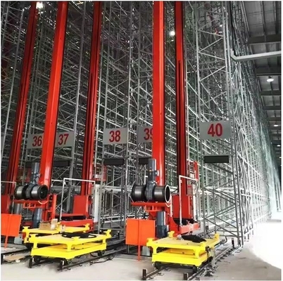 Automatic Storage Equipment Stacker Crane Heavy Duty Warehouse Shelving Rack Asrs System