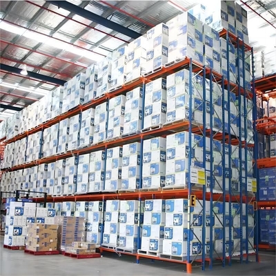 Customized Double Depth Racking , Warehouse Storage Pallet Racking High Capacity