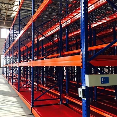 Open Structure Electrical Mobile Pallet Racking for Warehouse Storage Customized