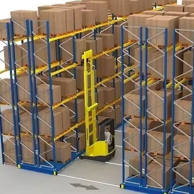 Open Structure Electrical Mobile Pallet Racking for Warehouse Storage Customized
