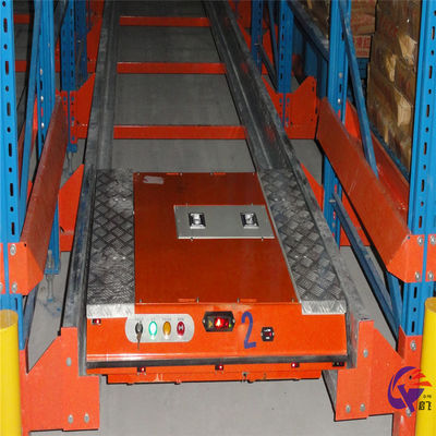 Supermarket Radio Shuttle Racking System Powder Coating Surface 1200x1200x3600mm