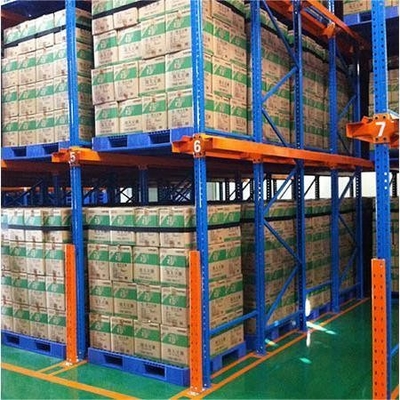 Customized Warehouse Drive In Racking System , High Density Pallet Racking System