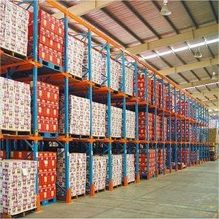 Customized Warehouse Drive In Racking System , High Density Pallet Racking System