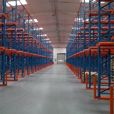 Customized Warehouse Drive In Racking System , High Density Pallet Racking System