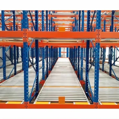 Industrial Roller Shelf Gravity Pallet Racking For Maximum Storage Capacity