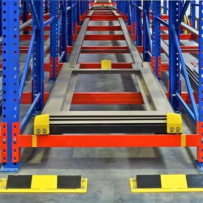 Q235B Raw Material Gravity Pallet Racking , Gravity Flow Rack In Warehouse Customized