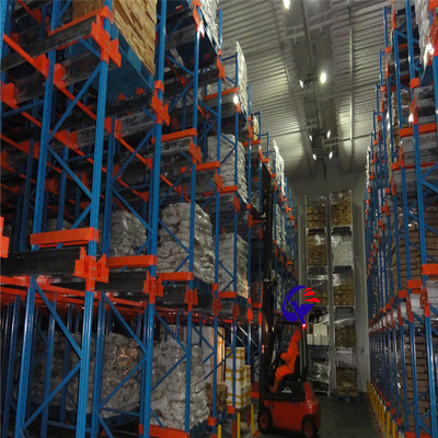 Steel Automated Pallet Shuttle Racking System For Industry Warehouse Storage