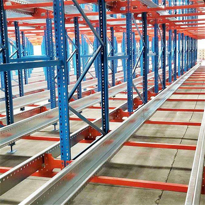 Steel Automated Pallet Shuttle Racking System For Industry Warehouse Storage