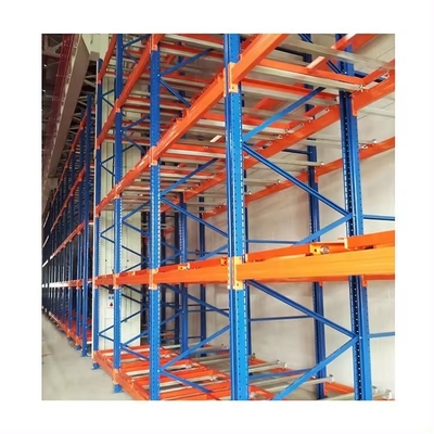 100-1000 Capacity Heavy Duty Push Back Racking System for Pallet Storage Optimization