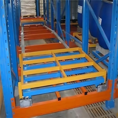Customized Push Back Pallet Racking Heavy Duty Selective Rack With ISO9001 Raw Material
