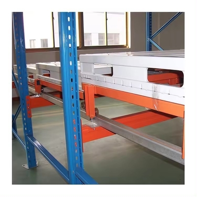 Customized Push Back Pallet Racking Heavy Duty Selective Rack With ISO9001 Raw Material