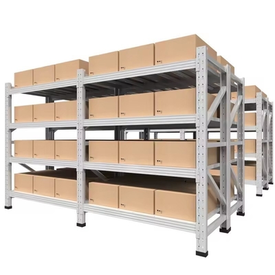 Customizable Steel Medium Duty Racking For Warehouse Storage  0.35mm Thickness