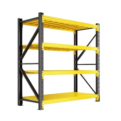 Customizable Steel Medium Duty Racking For Warehouse Storage  0.35mm Thickness