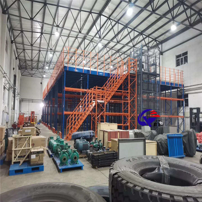 Industry Heavy Duty Customized Mezzanine Floor Racking With Multi Levels Height 5-15m