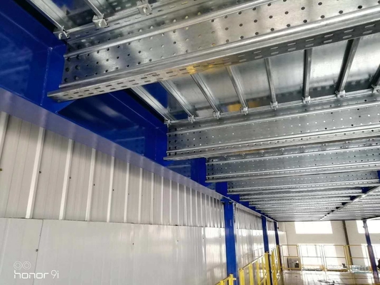 Mezzanine Racking System With Stairs , Racking Mezzanine Floor Adjustable Length