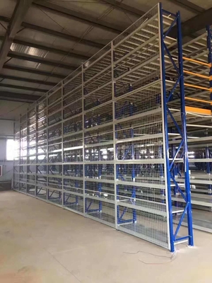 Mezzanine Racking System With Stairs , Racking Mezzanine Floor Adjustable Length