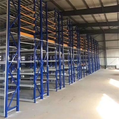 Adjustable Multi Level Mezzanine Racking System For High Warehouse Organization