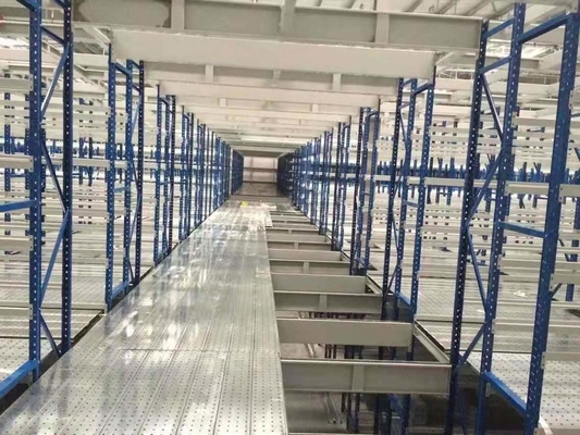 Multi-Layer Steel Mezzanine Floor Rack For Warehouse Storage