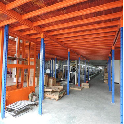 Q235 Material High Density Multi-Tier Mezzanine Floor Racking For Warehouse Workshop