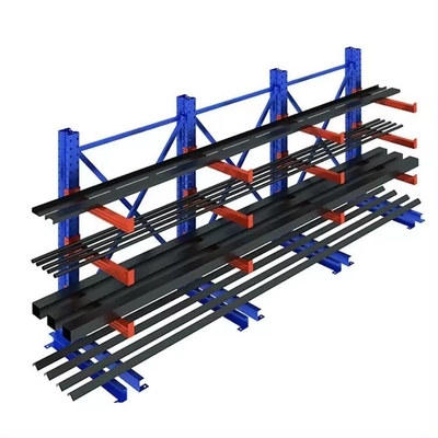 Heavy Duty Industrial Cantilever Racks , Double Sided Cantilever Pipe Storage Racks